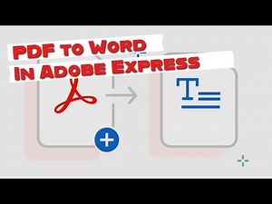 PDF to Word in Adobe Express