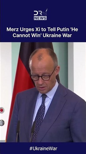 "HE CANNOT WIN": Friedrich Merz Issues Direct Warning to Putin Ahead of Beijing Summit | AH1C