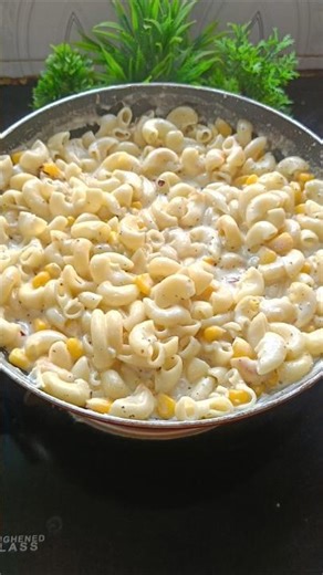 Trending Creamy corn Pasta | #viral #trending #Pasta #ytshorts #youtubeshorts