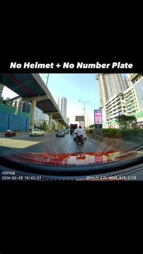 No Helmet. No Number Plate. Reckless Riding on Western Express Highway