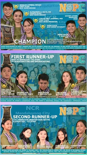 Celebrating the NSPC 2023 Champions! #CapCut #fypシ #journalism