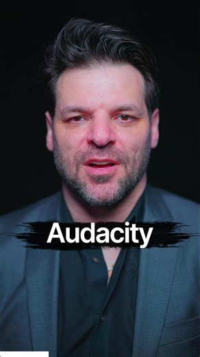 Audacity / Audacious لفظ و معنى. كيف نفوز الكلمة