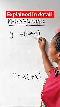 change of subject of formula explained in detail . #maths #mathshorts