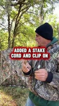 Dr Stephen Chambers Shows us The Pop Up Turkey Blind