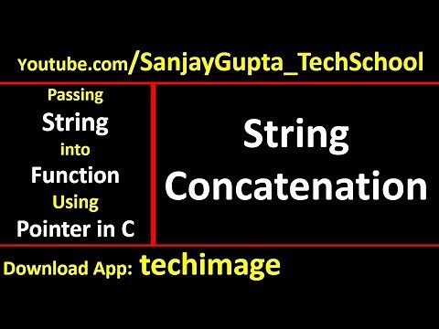 String concatenation by passing string into function using pointer in c programming