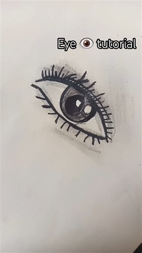 how to make eye tutorial 🤯⚠️# #youtubeshorts # art # artist