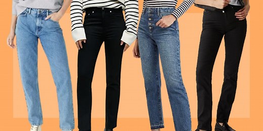 We show you how to wear straight-leg jeans in four different ways