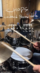 Groove Pocket.3 Inward Paradiddle #Paradiddle #drumlesson | Drumidea