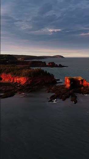 This is Canada?! Forbes Beach, Bay of Fundy Drone