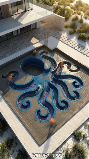 The Ultimate Luxury Kraken Pool Build (With 20 Jacuzzis!)
