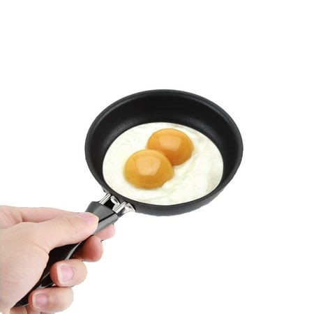 Nonstick Frying Pan with Aluminum Construction, Even Cooking 12 Cm Diameter for Eggs and Mini Pancakes, Dishwasher Safe Cookware with Safety Design - Walmart.ca