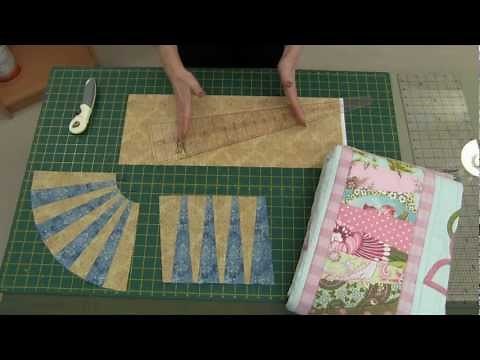 Cutting wedges using the new Sew Easy 10 Degrees Wedge Shaped Ruler