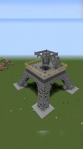 Minecraft Build - Eiffel Tower