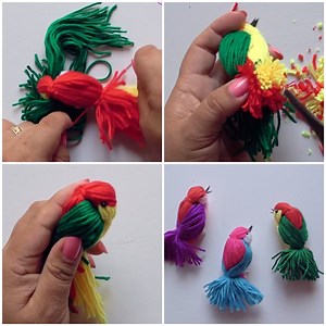 2.3M views · 5.9K reactions | Craft up a loving yarn bird with this step-by-step tutorial | MetDaan DIY | Facebook