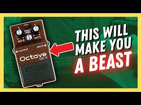 How To Create Awesome Bass Lines With The Octave Pedal | Boss OC-2 Pedal [FREE PDF]