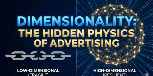 The Dimensionality of Advertising: Why Good Ads Aren’t Novel — They’re Effective