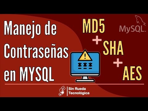 ¿Cómo manejar contraseñas en MYSQL usando MD5, SHA y AES?
