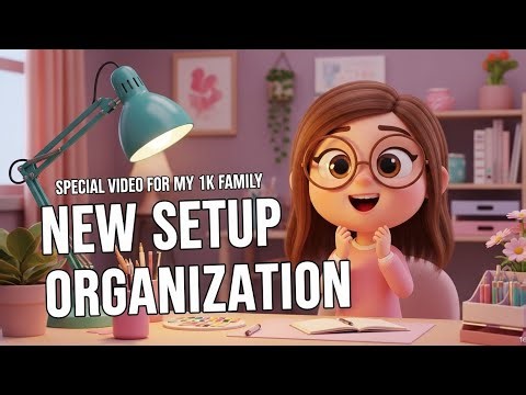 Finally, I Made My New Studio Setup 😍 Special Video For 1K Family 🎉 | Craft Studio Makeover