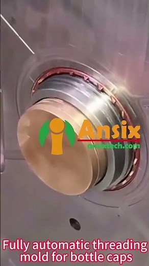 Fully automatic threading mold for bottle caps