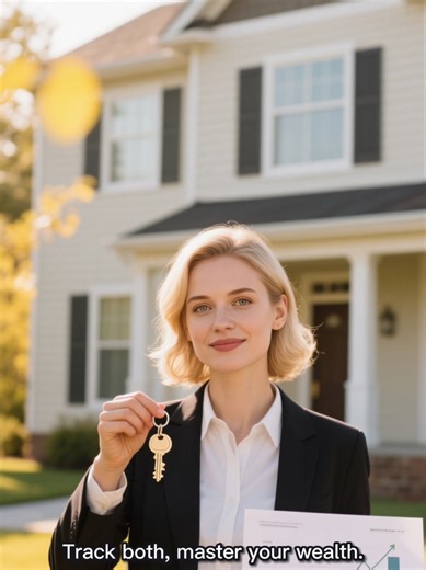 Cash Flow vs Net Wealth 💵📈 Pro Tip: Use an app to track both! #FinancialEducation #WealthBuilding #CashFlow #Wealth #SmartMoney