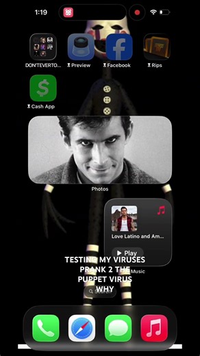 TESTING MY VIRUSES PRANK 2 THE PUPPET VIRUS I MAKE PN SHORTCUTS ￼