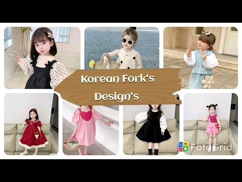 Korean Style Baby Girl Dresses | Trendy Kids Fashion 2025 👧✨
