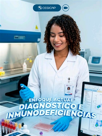 🔬 Curso Virtual: Diagnóstico e Inmunodeficiencias – Enfoque Actual 🧬 Fortalece tu criterio clínico interpretando estudios inmunológicos 🧪 y comprendiendo las principales inmunodeficiencias primarias y secundarias 🩺. 👉 Más información al 51 922 873 472 #inmunología #curso #Medicina #curso #salud