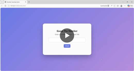 Building a Number Guessing Game with HTML CSS JavaScript | Varshitha S posted on the topic | LinkedIn