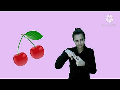 Cereja- Sinal em LIBRAS