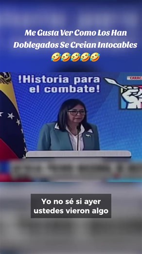 #La Señora Delsys Esta Comprendiendo Rodilla En Tierra Ante El imperio..😂😂😂😂😂🤣🤣🤣# diosdado También Rodilla En Tierra #