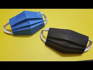 ORIGAMI FACE MASK - How to make a medical mask || Hướng dẫn làm khẩu trang y tế