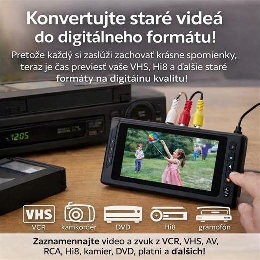 Digitize old videos quickly and easily without a computer