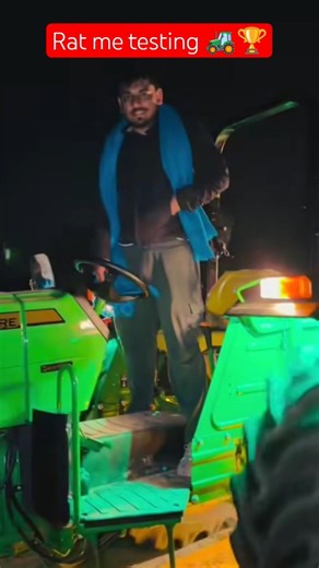 Rat me testing Chal rahi hai🚜🏆#guruveer #nishudaswal#shorts #tractortochan