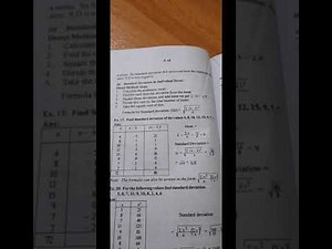 Standard deviation in individual series | Malayalam | BBA | Mg university