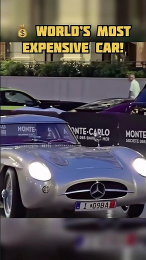 💰 World’s Most Expensive Car Ever Sold – $143 Million Mercedes 300 SLR!