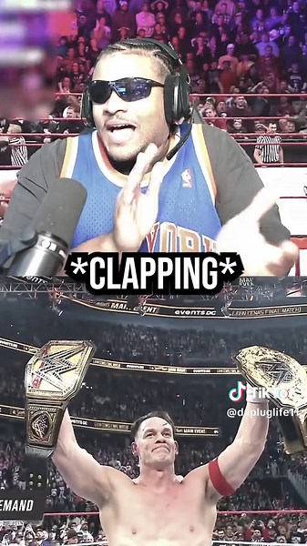 Fanum Cries At John Cena Retirement #Fyp #fanum #johncena #wwe @Fanum @WWE