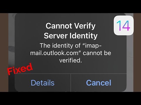 How to Fix Cannot Verify Server Identity Pop-up on iPhone and iPad in iOS 14?