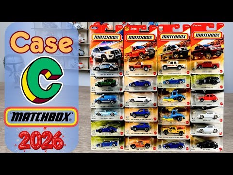 Unboxing Matchbox 2026 C Case Mix 3 With New Toyota & More