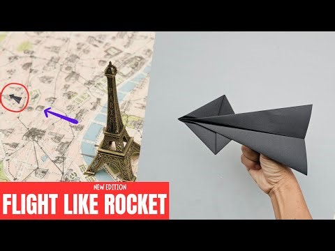 How to make spinning balloon easy origami paper airplane tutorial, easy origami paper jet, easy