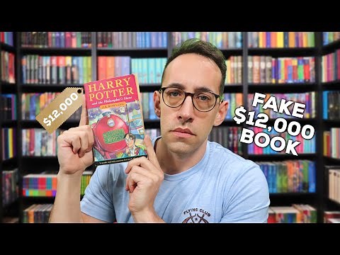 A FAKE $12,000 Harry Potter Book | Signed by J.K. Rowling
