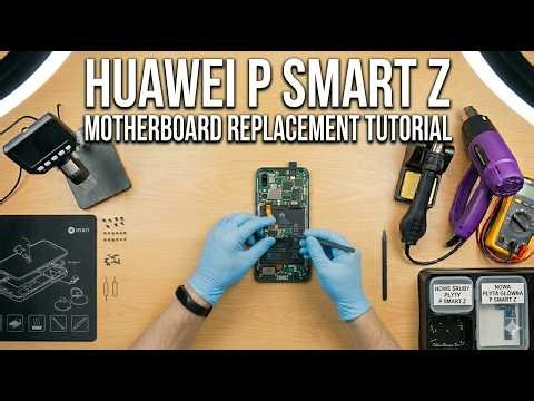Huawei P Smart Z STK-LX1 Motherboard Replacement Tutorial / Wymiana płyty głównej