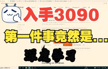 最新PyTorch（GPU版）实操安装教程（3090 win10）