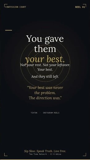 "Confession Court | You Gave Them Your Best — And They Still Left"\n\n"T...