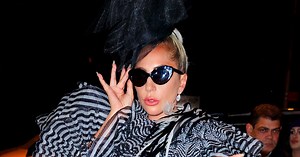 Lady Gaga Arrived At The Met Gala With The Wildest Fake Lashes We've Ever Seen