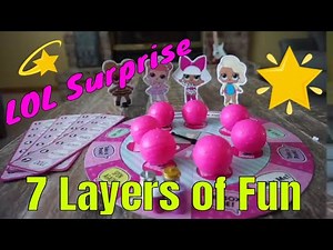 LOL Surprise: 7 Layers of Fun Game {Series 1 dolls} Board Game