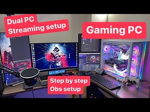 Dual PC streaming Setup - OBS setup - Step by Step - PART 1