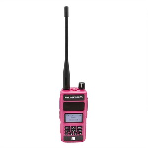 PINK - Rugged R1 - Business Band Two Way Handheld Radio - Digital and