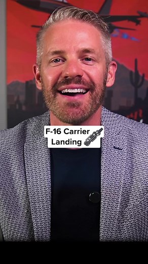 2.1K views · 78 reactions | I got tons of questions asking if the F-16 can land on an aircraft carrier since it has a hook — the short answer is no. The jet's landing gear and hook aren't built for the intense forces of carrier landings, and doing so would be unsafe. We only use the hook in emergencies, and always on a runway with a cable, not on the jet itself. Check out my video on F-16 Tail Hooks to learn more. #F16 #FighterPilot #Jets #Pilot | Eliza Vs Moses | Facebook