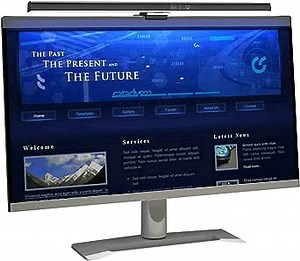 Computer Screen Light, USB Powered Monitor Light Bar with Touch Control, Screen Hanging Lamp with Stepless Dimming and 3 Lighting Modes