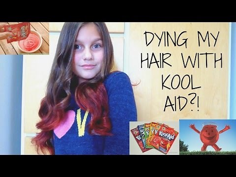 How To Dye Your Hair with Kool Aid! | ItsCansu